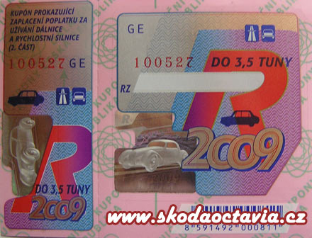 Dlnin znmka pro rok 2009